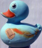 Eric, the band mascot.